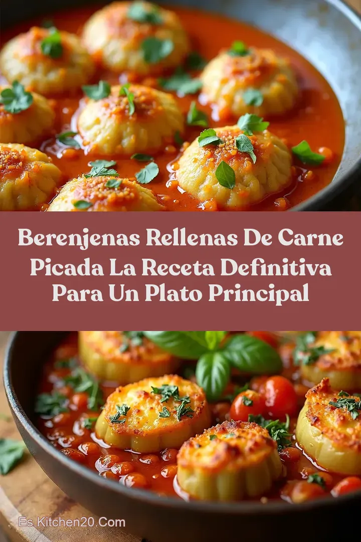 Berenjenas Rellenas de Carne Picada La Receta Definitiva para un Plato Principal