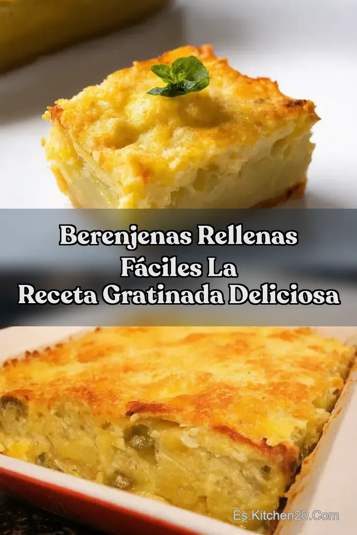 Berenjenas Rellenas F&aacute;ciles La Receta Gratinada Deliciosa