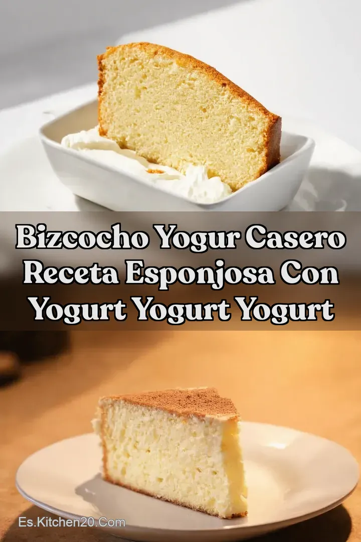 Bizcocho Yogur Casero Receta Esponjosa Con yogurt yogurt yogurt