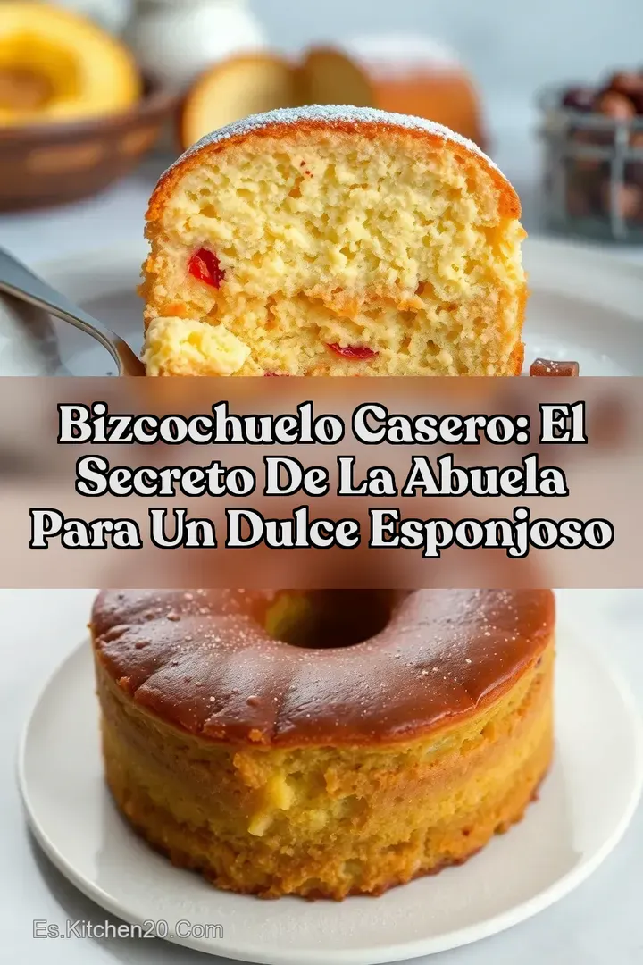 Bizcochuelo Casero: El Secreto de la Abuela para Un Dulce Esponjoso