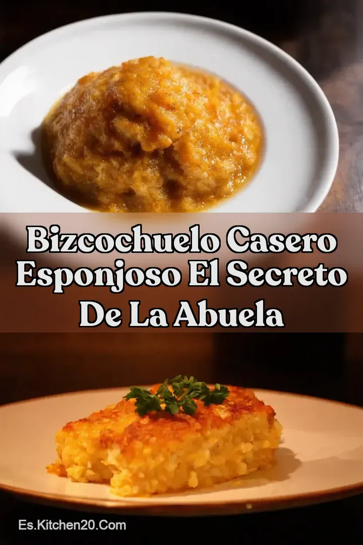 Bizcochuelo Casero Esponjoso El Secreto de la Abuela