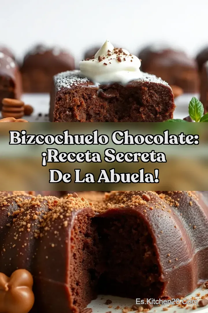 Bizcochuelo Chocolate: &iexcl;Receta Secreta de la Abuela!