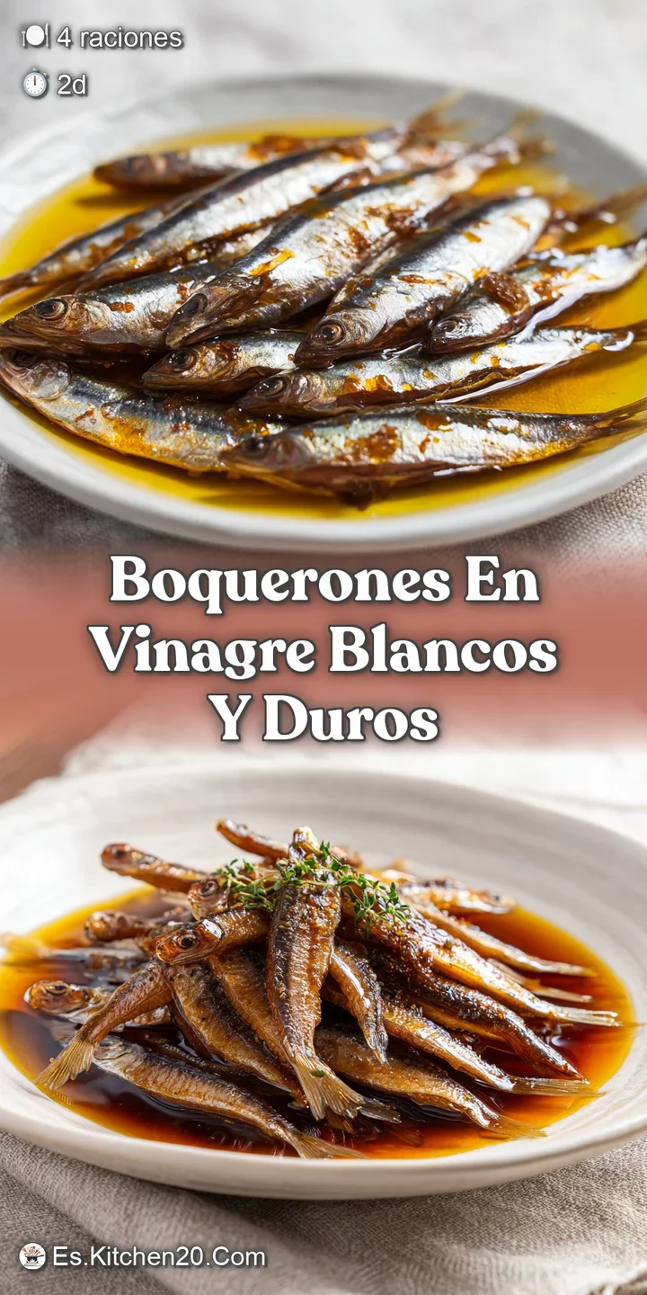 Close-up reveals the firm, white flesh of boquerones glistening with a light sheen of olive oil and tangy vinegar.