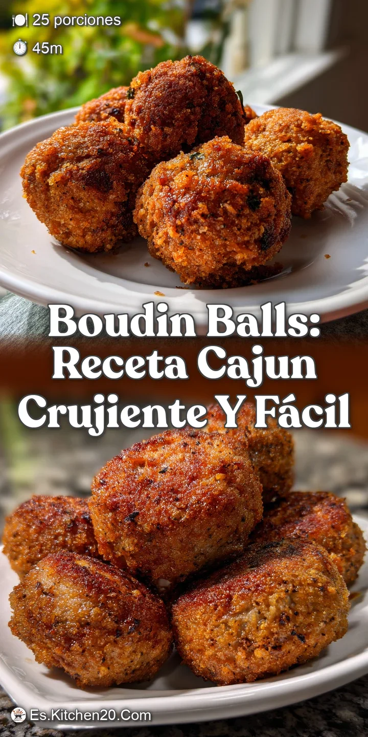 Golden-fried boudin balls, a symphony of crispy textures. The crust's deep brown hints at the spicy, savory filling within...