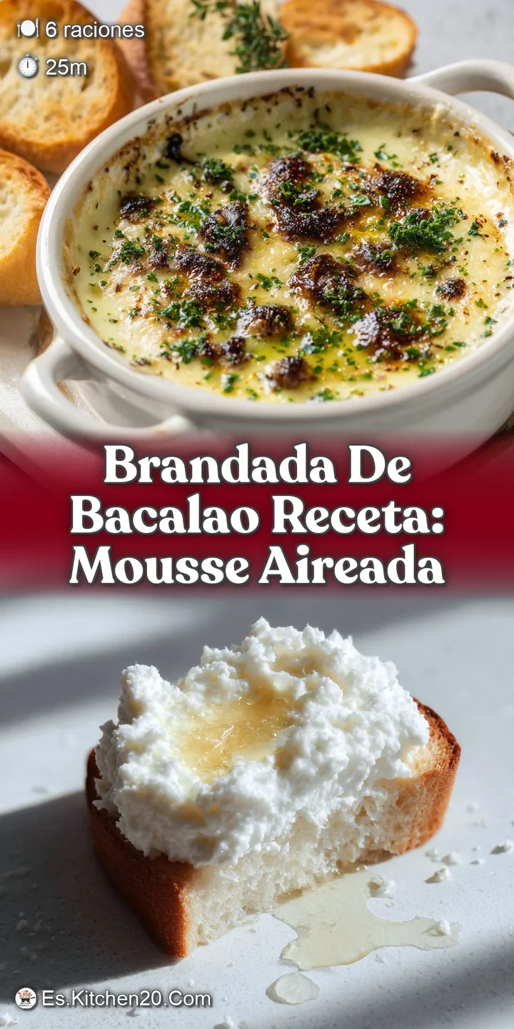 Close-up: Silky, whipped brandade with flecks of parsley. The glistening olive oil creates a tempting, creamy texture.