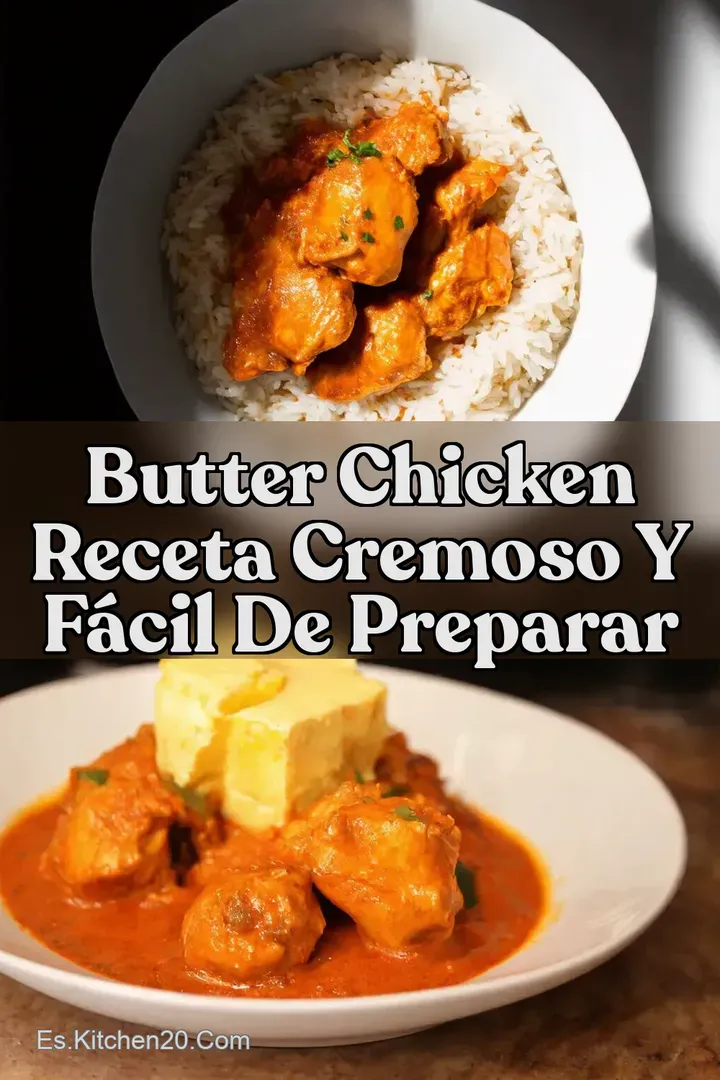 Butter Chicken Receta Cremoso y F&aacute;cil de Preparar
