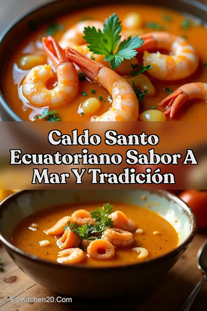 Caldo Santo Ecuatoriano Sabor a Mar y Tradici&oacute;n