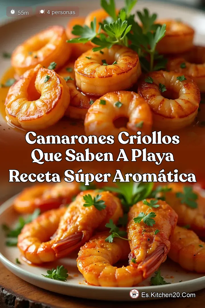 Camarones Criollos que Saben a Playa Receta S&uacute;per Arom&aacute;tica