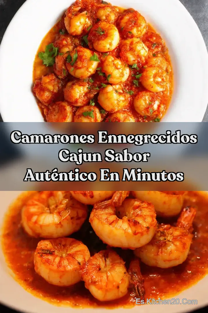 Camarones Ennegrecidos Cajun Sabor Aut&eacute;ntico en Minutos