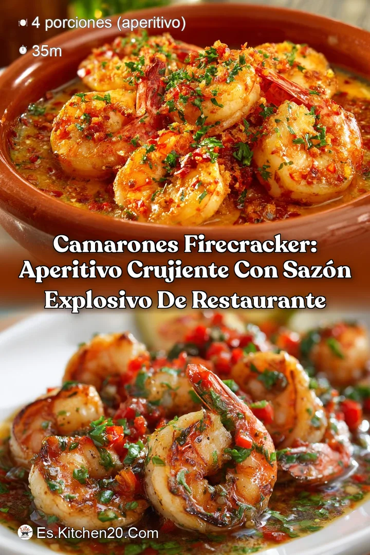 Camarones Firecracker: Aperitivo Crujiente con Saz&oacute;n Explosivo de Restaurante