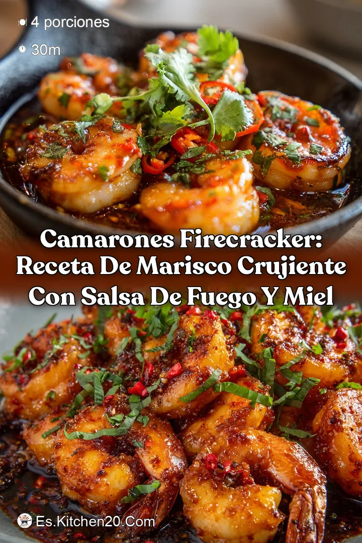 Camarones Firecracker: Receta de Marisco Crujiente con Salsa de Fuego y Miel