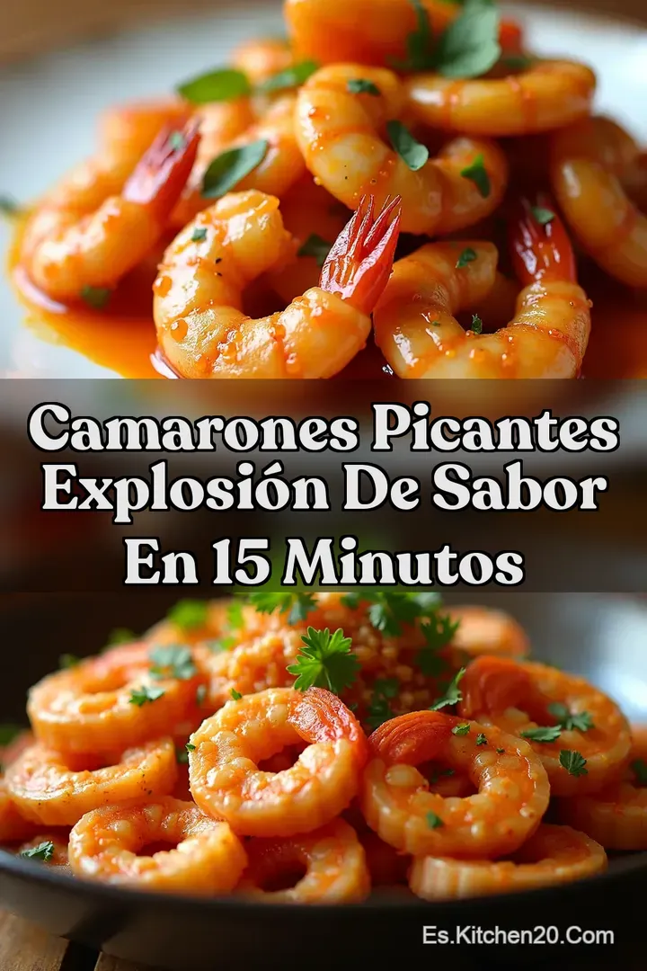 Camarones Picantes Explosi&oacute;n de Sabor en 15 Minutos