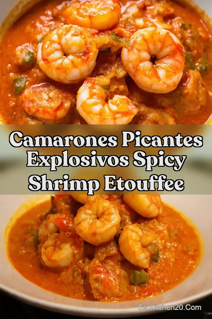 Camarones Picantes Explosivos Spicy Shrimp Etouffee