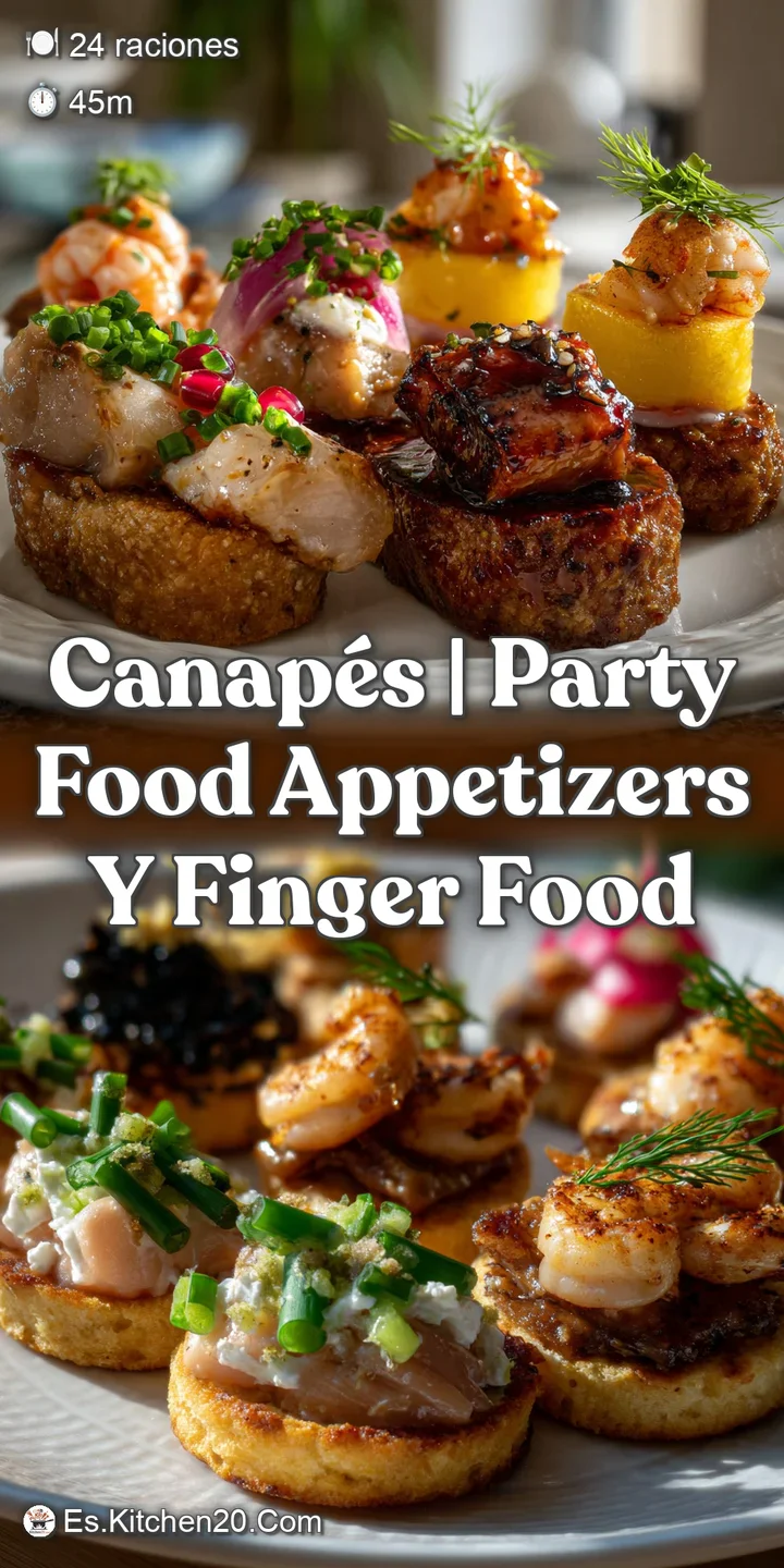 Close-up of a single canap&eacute; showcasing contrasting textures: a crispy, golden base supporting a smooth, creamy filling; ap...