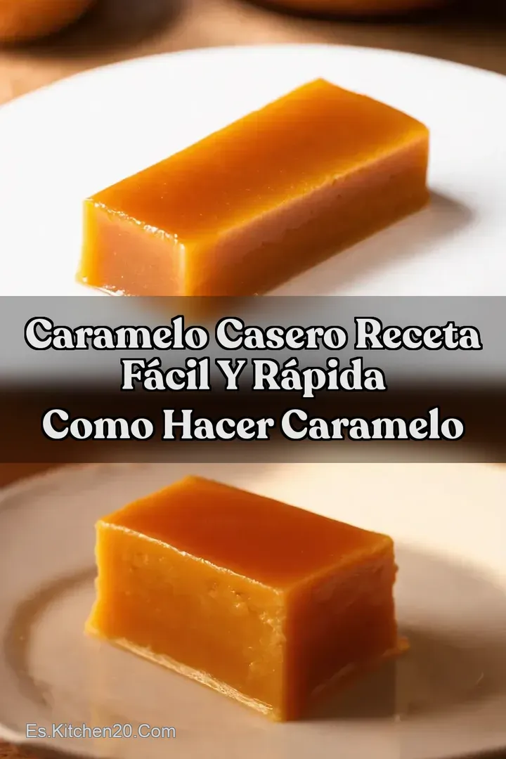 Caramelo Casero Receta f&aacute;cil y r&aacute;pida como hacer caramelo