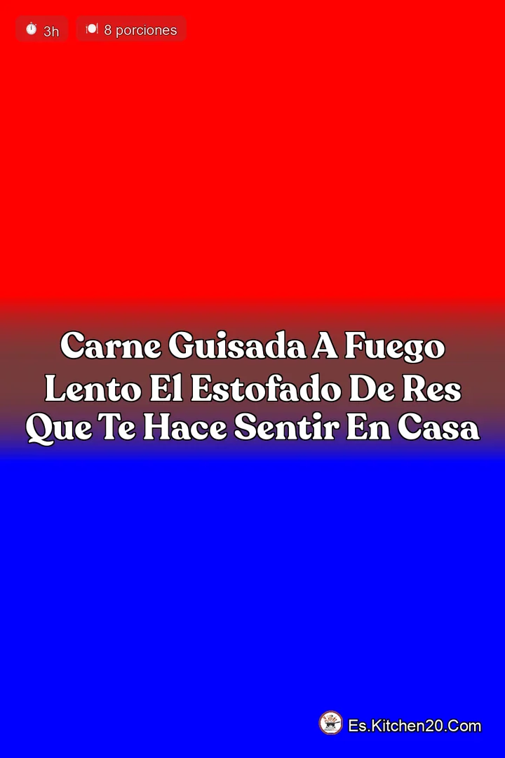 Carne Guisada a Fuego Lento El Estofado de Res que te Hace Sentir en Casa