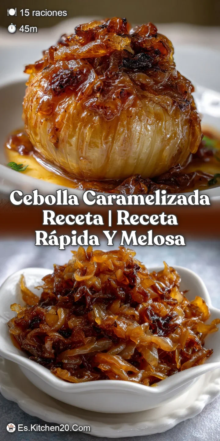 Close-up of bubbling, amber onions with a sticky, rich texture. The warm glow of the caramelization is just irresistible. ...