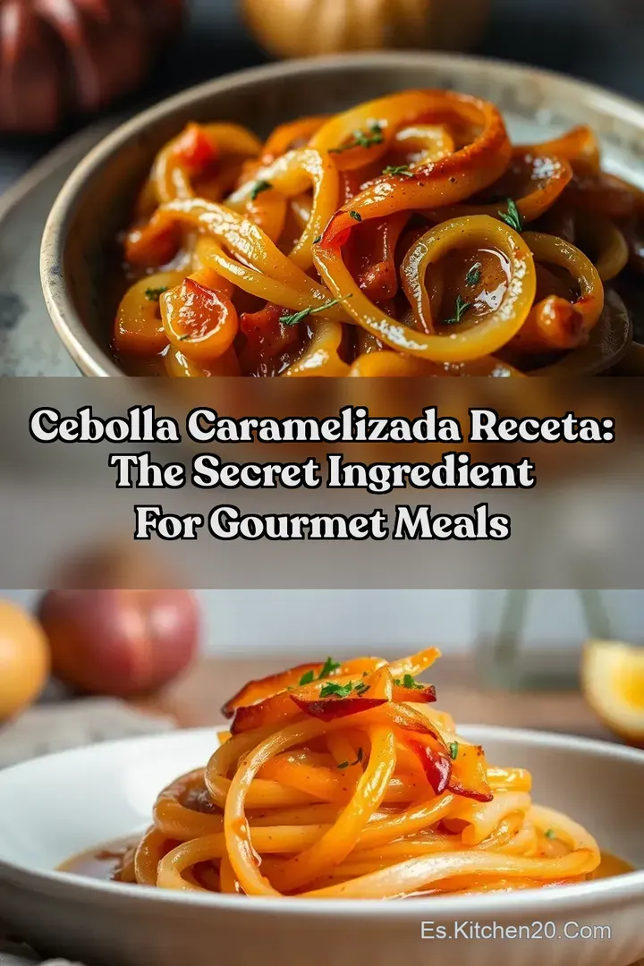 Cebolla Caramelizada Receta: The Secret Ingredient for Gourmet Meals