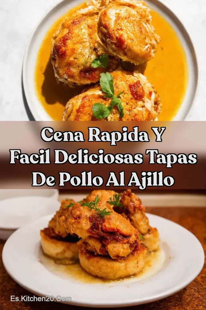Cena Rapida y Facil Deliciosas Tapas de Pollo al Ajillo