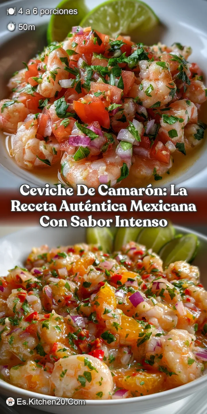 Ceviche de Camar&oacute;n: La Receta Aut&eacute;ntica Mexicana con Sabor Intenso