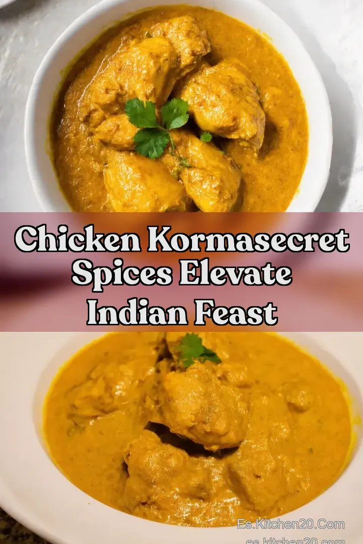 Chicken KormaSecret Spices Elevate Indian Feast