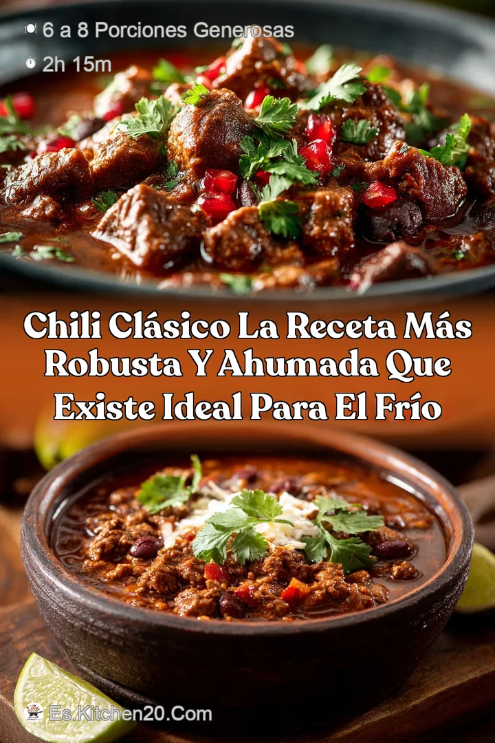 Chili Cl&aacute;sico La receta m&aacute;s robusta y ahumada que existe Ideal para el fr&iacute;o