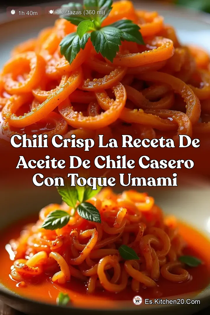 Chili Crisp La Receta de Aceite de Chile Casero con Toque Umami