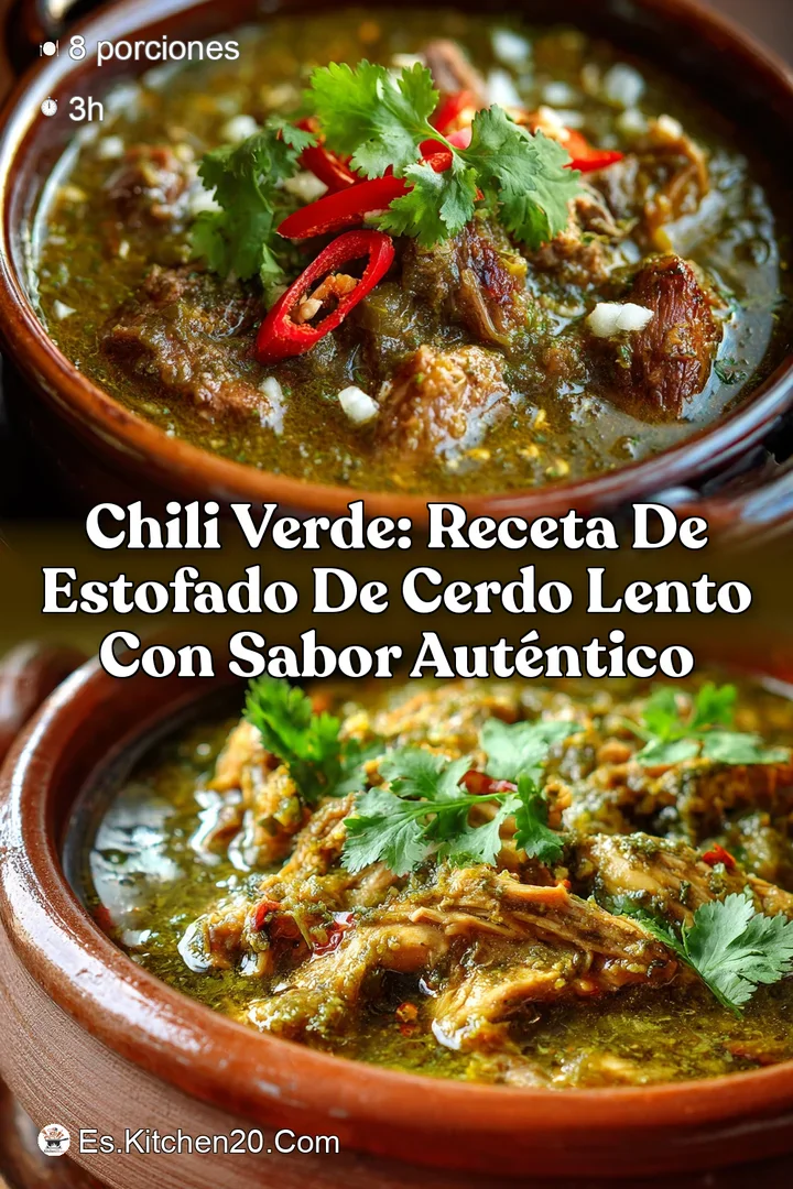Chili Verde: Receta de Estofado de Cerdo Lento con Sabor Aut&eacute;ntico