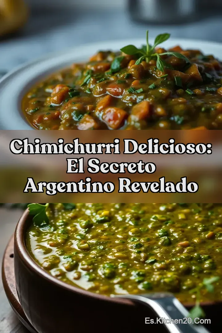 Chimichurri Delicioso: El Secreto Argentino Revelado