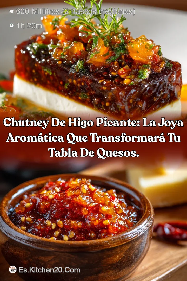 Chutney de Higo Picante: La joya arom&aacute;tica que transformar&aacute; tu Tabla de Quesos.
