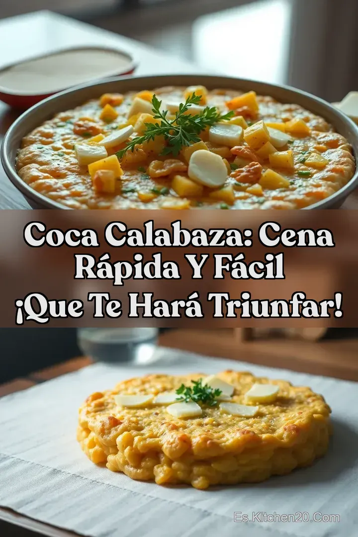 Coca Calabaza: Cena R&aacute;pida y F&aacute;cil &iexcl;Que te Har&aacute; Triunfar!