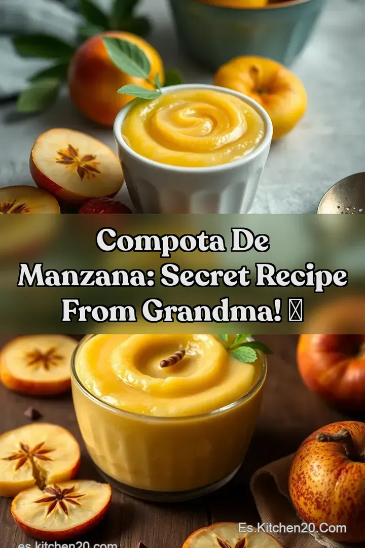 Compota de manzana: Secret Recipe from Grandma! 🍎