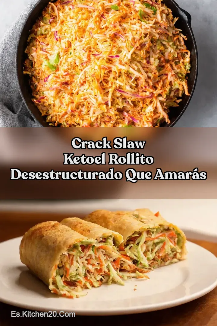 Crack Slaw KetoEl Rollito Desestructurado que Amar&aacute;s