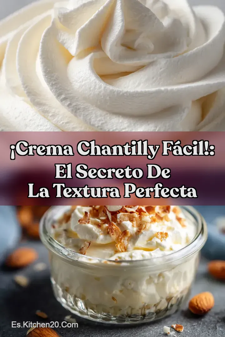 &iexcl;Crema Chantilly F&aacute;cil!: El Secreto de la Textura Perfecta