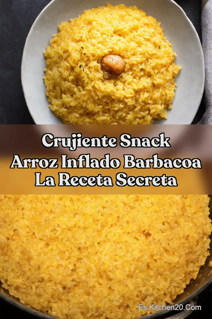 Crujiente Snack Arroz Inflado Barbacoa La Receta Secreta