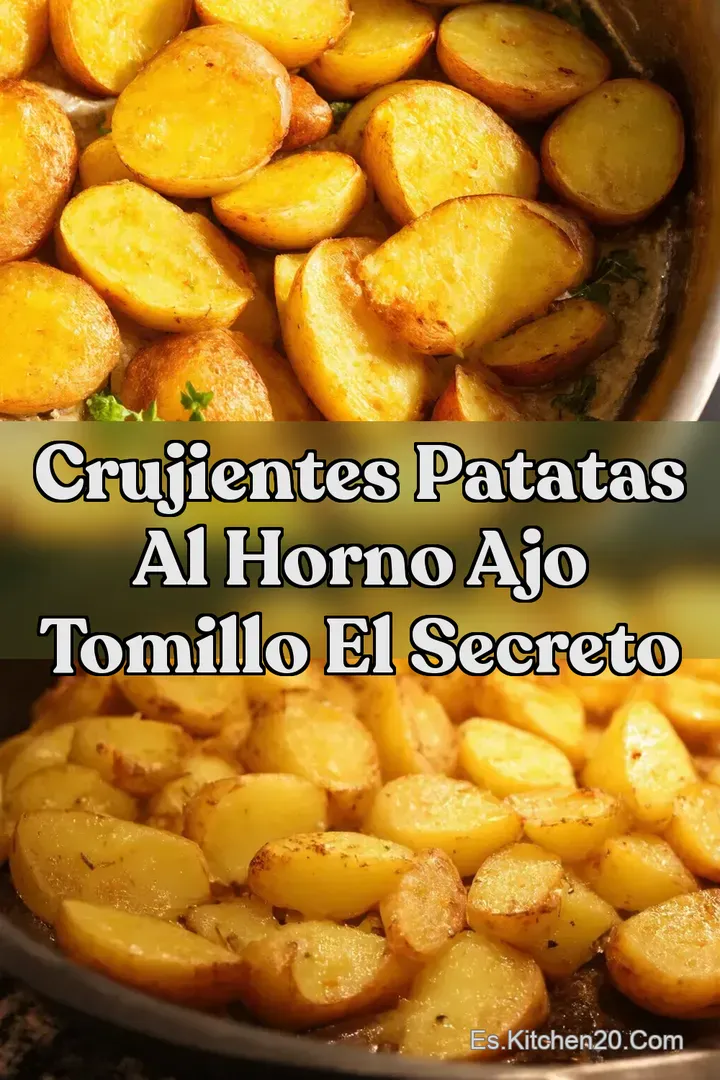 Crujientes Patatas al Horno Ajo Tomillo El Secreto
