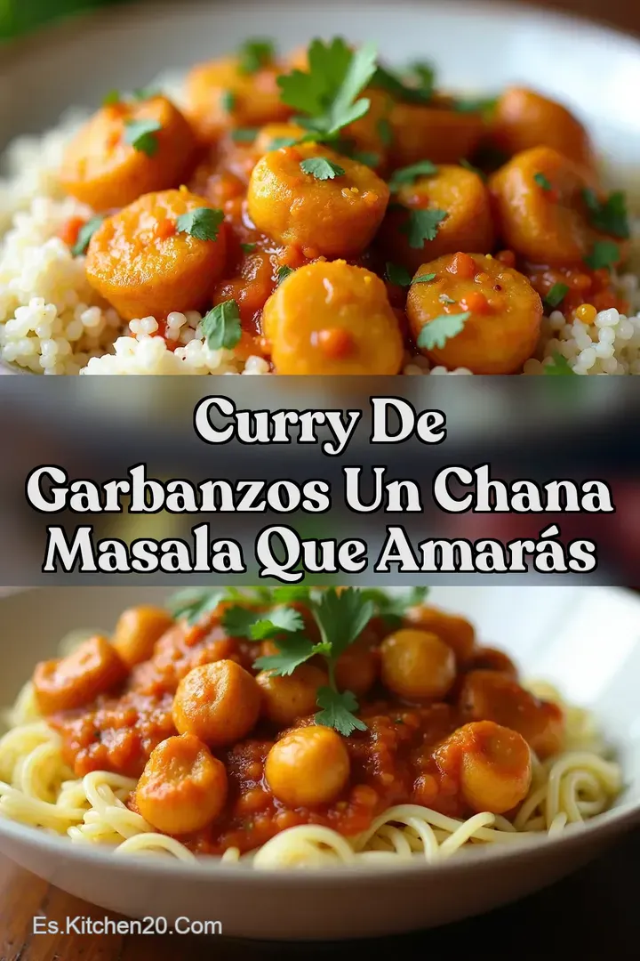 Curry de Garbanzos Un Chana Masala Que Amar&aacute;s