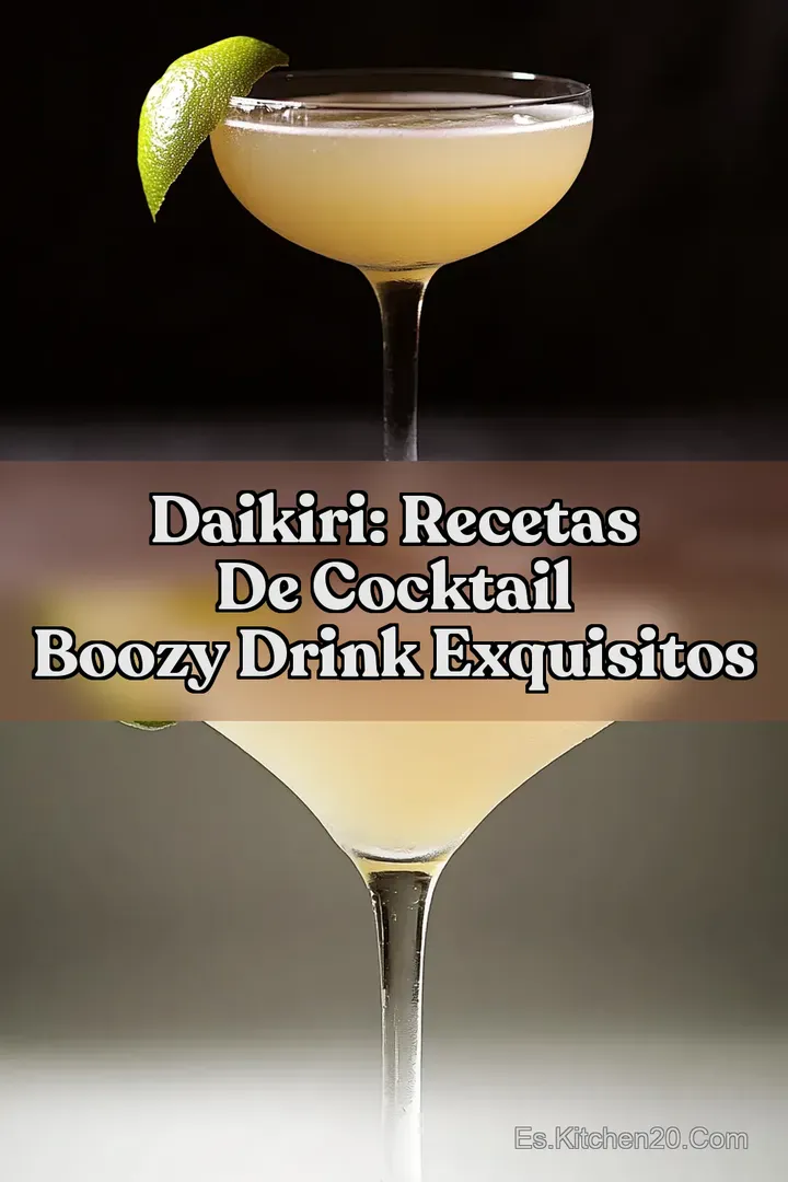 Daikiri: Recetas de Cocktail Boozy Drink Exquisitos