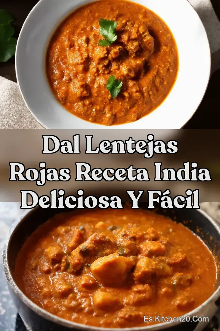 Dal Lentejas Rojas Receta India Deliciosa y F&aacute;cil