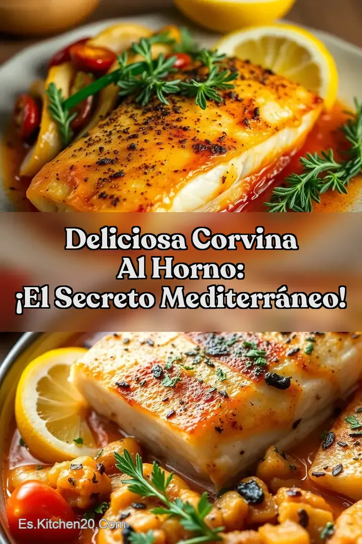 Deliciosa Corvina al Horno: &iexcl;El Secreto Mediterr&aacute;neo!