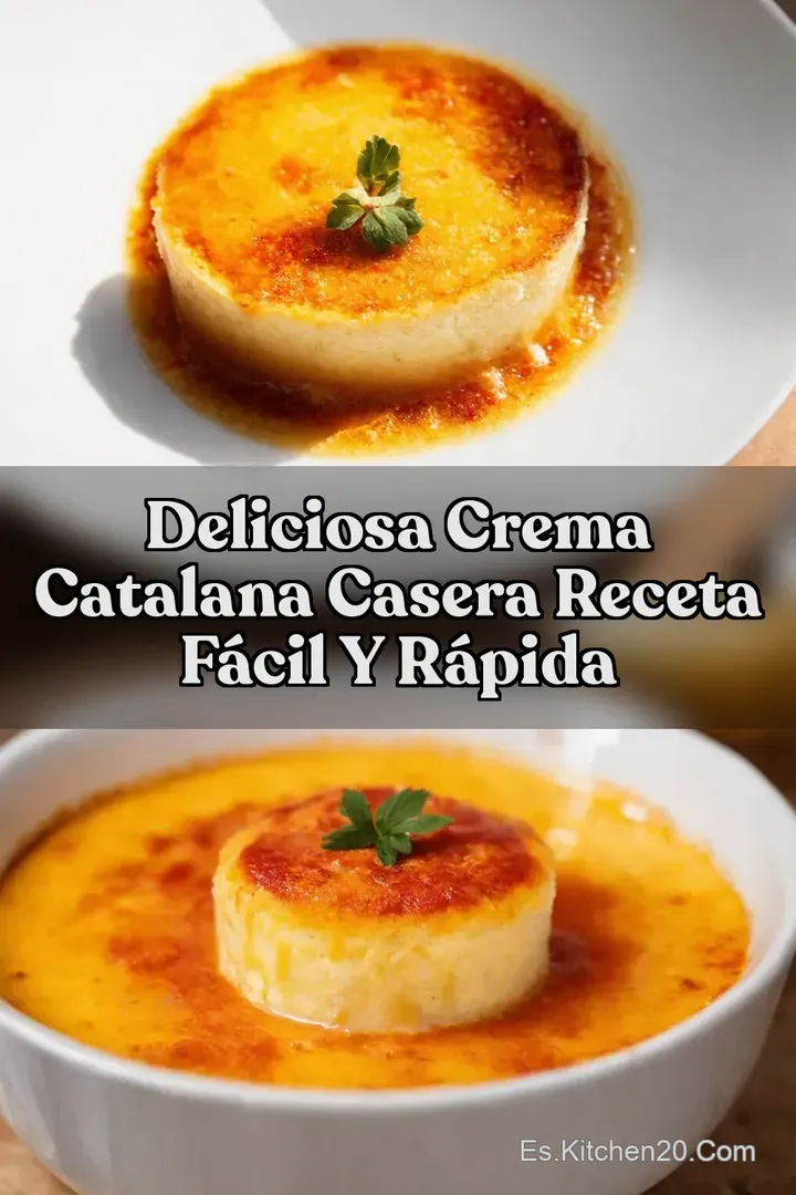 Deliciosa Crema Catalana Casera Receta F&aacute;cil y R&aacute;pida