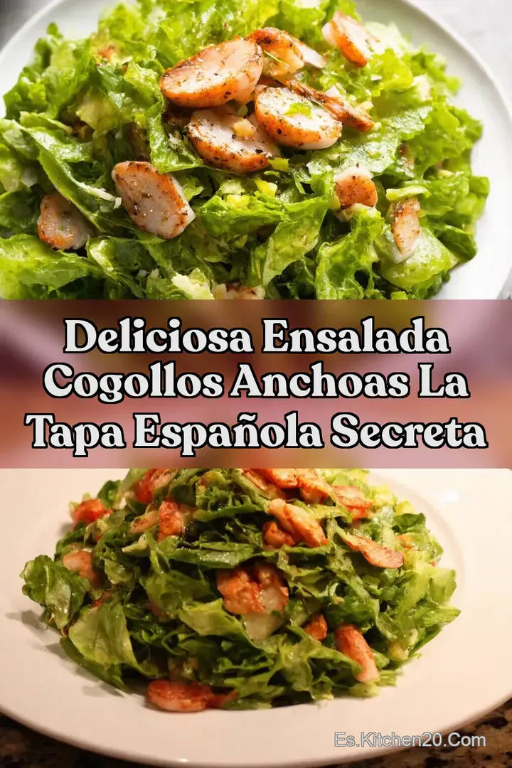 Deliciosa Ensalada Cogollos Anchoas La Tapa Espa&ntilde;ola Secreta