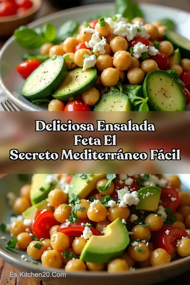 Deliciosa Ensalada Feta El Secreto Mediterr&aacute;neo F&aacute;cil