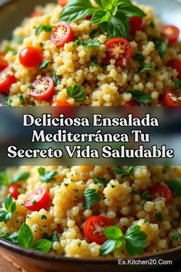 Deliciosa Ensalada Mediterr&aacute;nea Tu Secreto Vida Saludable