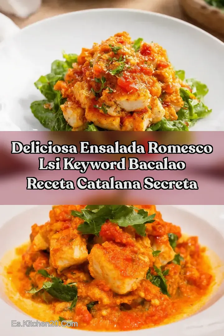 Deliciosa Ensalada Romesco LSI keyword Bacalao Receta Catalana Secreta