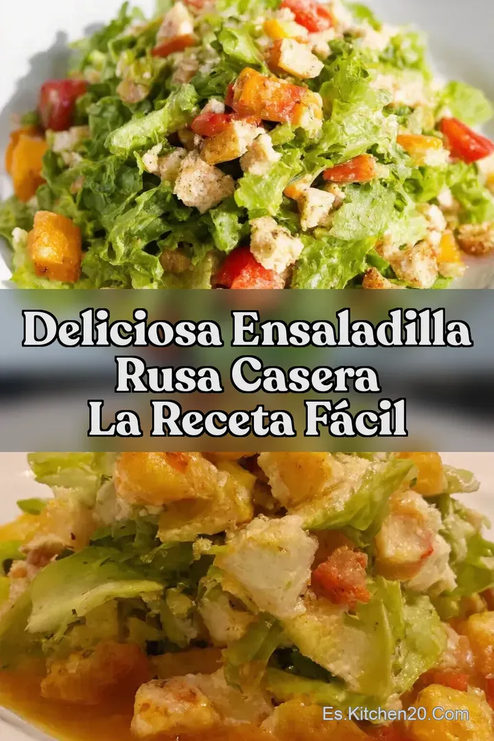 Deliciosa Ensaladilla Rusa Casera La Receta F&aacute;cil