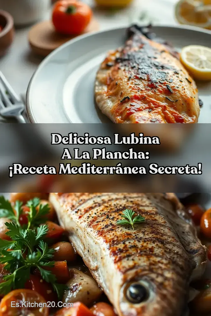 Deliciosa Lubina a la Plancha: &iexcl;Receta Mediterr&aacute;nea Secreta!