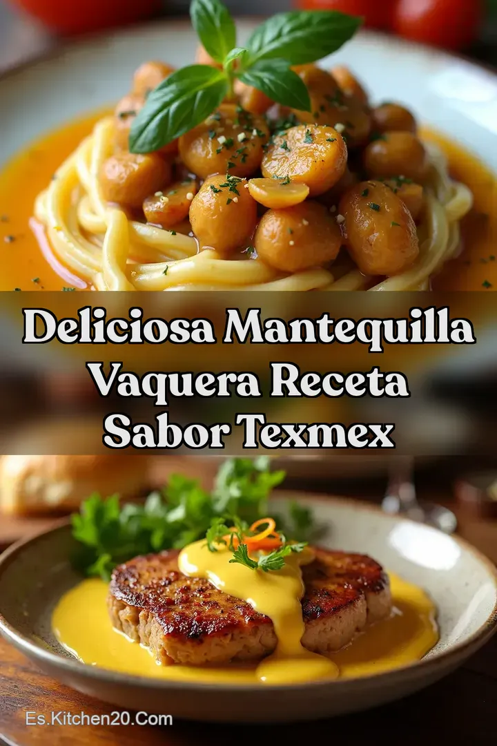 Deliciosa Mantequilla Vaquera Receta Sabor TexMex