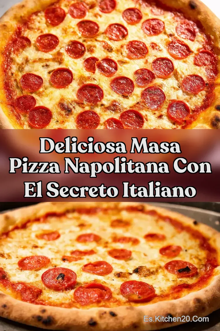 Deliciosa Masa Pizza Napolitana Con el Secreto Italiano