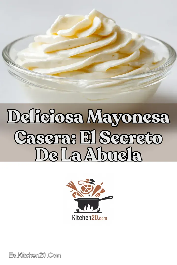 Deliciosa Mayonesa Casera: El Secreto de la Abuela